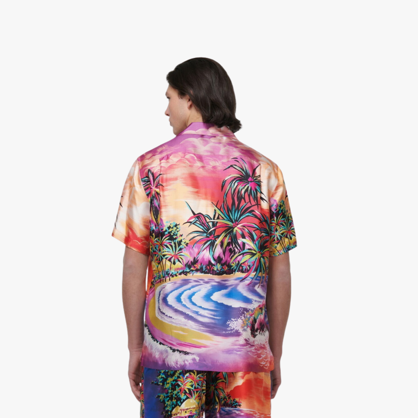 Dolce&Gabbana Tropical Print Silk Shirt